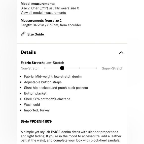 PAIGE Maddy Denim Dress in Delia - Picture 9 of 14